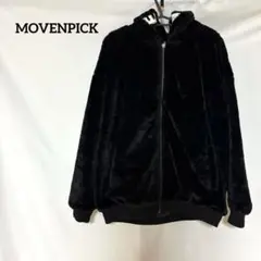 ♦︎Movenpick ボアジャケット パーカーXL ブラック　アウター