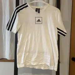 adidas ホワイト 半袖Tシャツ M