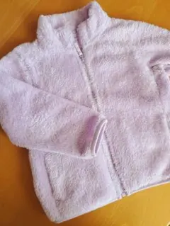 ユニクロ フリース ジャケット 110 パープル