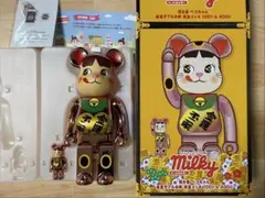 BE＠RBRICK 招き猫 ペコちゃん 金運 金メッキ 100% & 400% - メルカリ