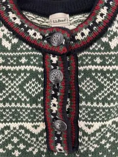 L.L.Bean ノルディック柄長袖セーター