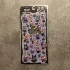 ディズニーヴィランズ プチドロップステッカーシート　正規品