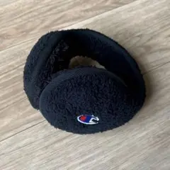 Champion ブラック イヤーマフラー