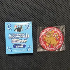 鴨川シーワールド 刺繍缶バッジ 2個セット - メルカリ