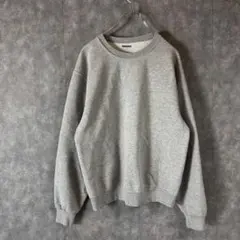 JERZEES スウェット グレー 無地 M トレーナー 古着ゆるダボメンズ古着