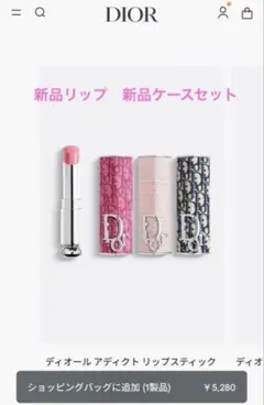 Dior ディオール アディクト リップスティック　ケース　新品2点セット