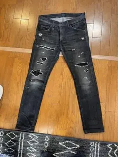 Levi's ダメージ加工スキニーデニム