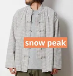snow peak スノーピーク　チャイナジャケット チャイナシャツ