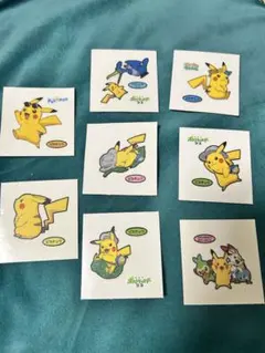 ポケモンパン　シール　ピカチュウ