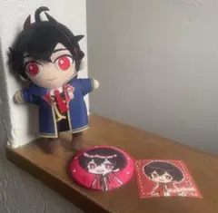 カラフルピーチ　ゆあん　ぬい＆刺繍缶バッジ•シール　セット