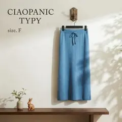 CIAOPANIC TYPY チャオパニックティピー ニット F 青 リブ 美品