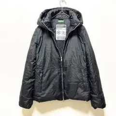 ベネトン ダウンジャケット ショート丈 フェザー混 フード ユニセックス