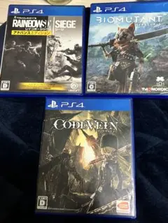 PS4 ソフト 3セットまとめ