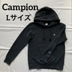 Champion ブラック パーカーL レディースパーカーチャンピオン