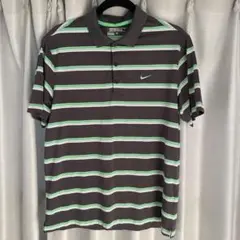 Nike DRI-FIT ストライプポロシャツ M
