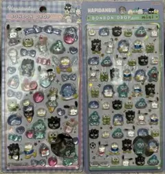 【正規品】ボンボンドロップシール　はぴだんぶい　第二弾　ミニ　2枚セット