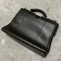 TAKEO KIKUCHI ビジネスバッグ 本革 ブラック ビジネス CC09