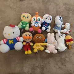 ハローキティ アンパンマン ぬいぐるみ セット