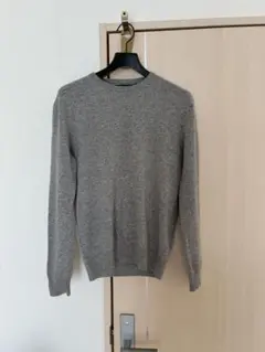 美品　ポロラルフローレン　カシミヤ100 グレー　ニットのサムネイル