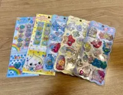 しずくちゃん　ウォーターシール、おはじきシール