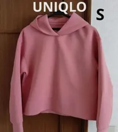 UNIQLO レディース パーカー　サーモンピンク Sサイズ