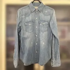デニムアドサプライラルフローレン/デニムシャツ/中古美品です！
