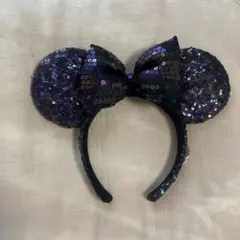 ディズニー　ミニー　スパンコールカチューシャ