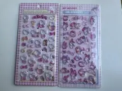 ボンボンドロップシール　ハローキティ・マイメロディ 2枚セット