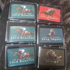 JRA殿堂入り馬 ピンバッジ セット 競馬 ディープインパクト ピンズ