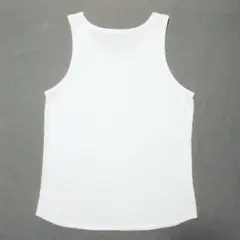 GU ワッフルロングタンクトップ 白 Lサイズ