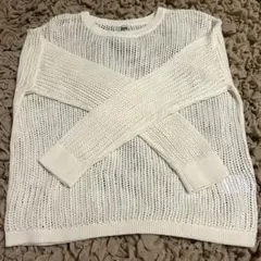 透かし編みニット ニット