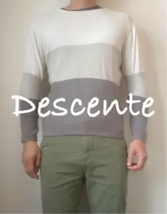 【Descente】Sweater/White /L ニット・セーターのサムネイル