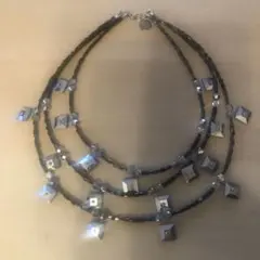 Stella Cadente paris★3連 ゴージャス ビーズネックレス