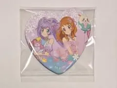 アイカツ✕プリパラ】ハート缶バッジ ガーデンパーティー 大空あかり