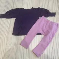 コンビミニ　combimini カットー トップス リボン付き　おまけつき　80