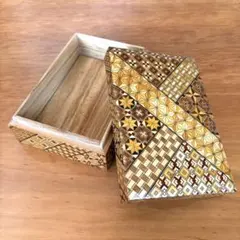 箱根寄木細工 多様な幾何学模様 小物入れ アクセサリーBOX - メルカリ
