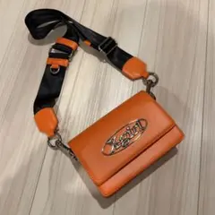 x-girl オレンジ ショルダーバッグ