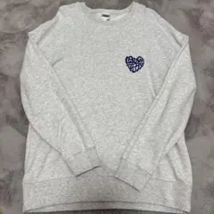 Printstar ハートロゴ グレー スウェット トレーナー