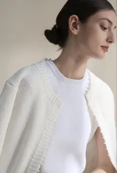 TSURU BY MARIKO OIKAWA 夏用パールカーディガン 新品未使用のサムネイル