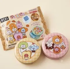 BT21 プチキャン 缶ケース 2個セット　缶のみのサムネイル