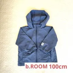 【100cm】b.ROOM 撥水加工 エブリデイマウンテンパーカ ブルー