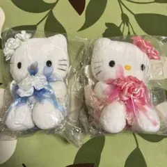 希少 SANRIO キティちゃん ウエディング ぬいぐるみ✕2種類 1999年