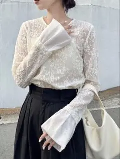 刺繍 ブラウス