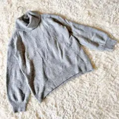 【美品】ジーユー GU ニットセーター (M) タートルネック カジュアル