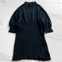 98SS ISSEY MIYAKE Knit half sleeve Blackのサムネイル