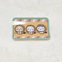 ちいかわ　ダイカットステッカー5 角丸カット　たぬきだもん