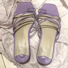 oriental traffic パープルサンダル