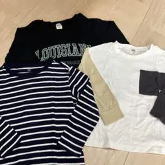 キッズ　長袖Tシャツ　3枚組　サイズ110