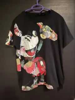 デシグアル　ミッキーマウス アートTシャツ ブラック　サイズL 美品のサムネイル