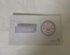 SEUNGKWAN ワッペンバッジ & マルチストラップセット SEVENTEEN セブチ ウォヌ ワッペンバッジ マルチストラップ